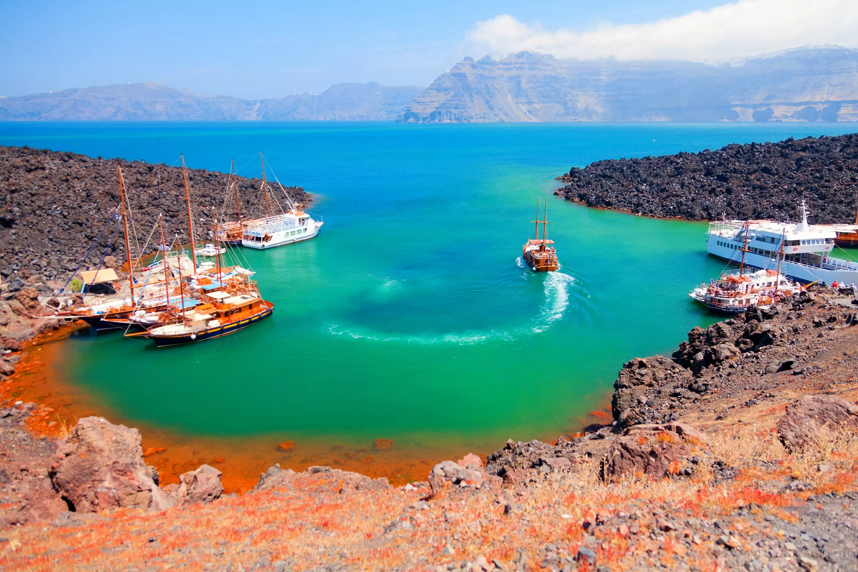 Santorini Volcano Sunset Cruise | MyGreece