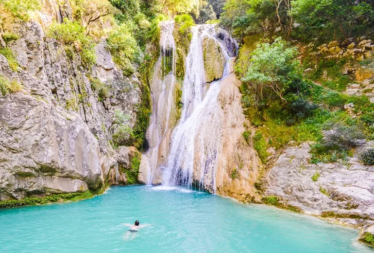 Hiking Polylimnio Waterfalls | MyGreece